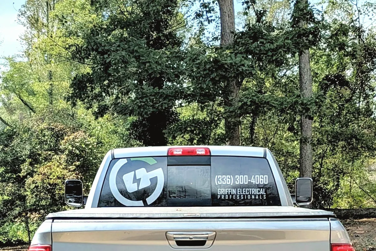 Griffin Electrical Professionals window decal